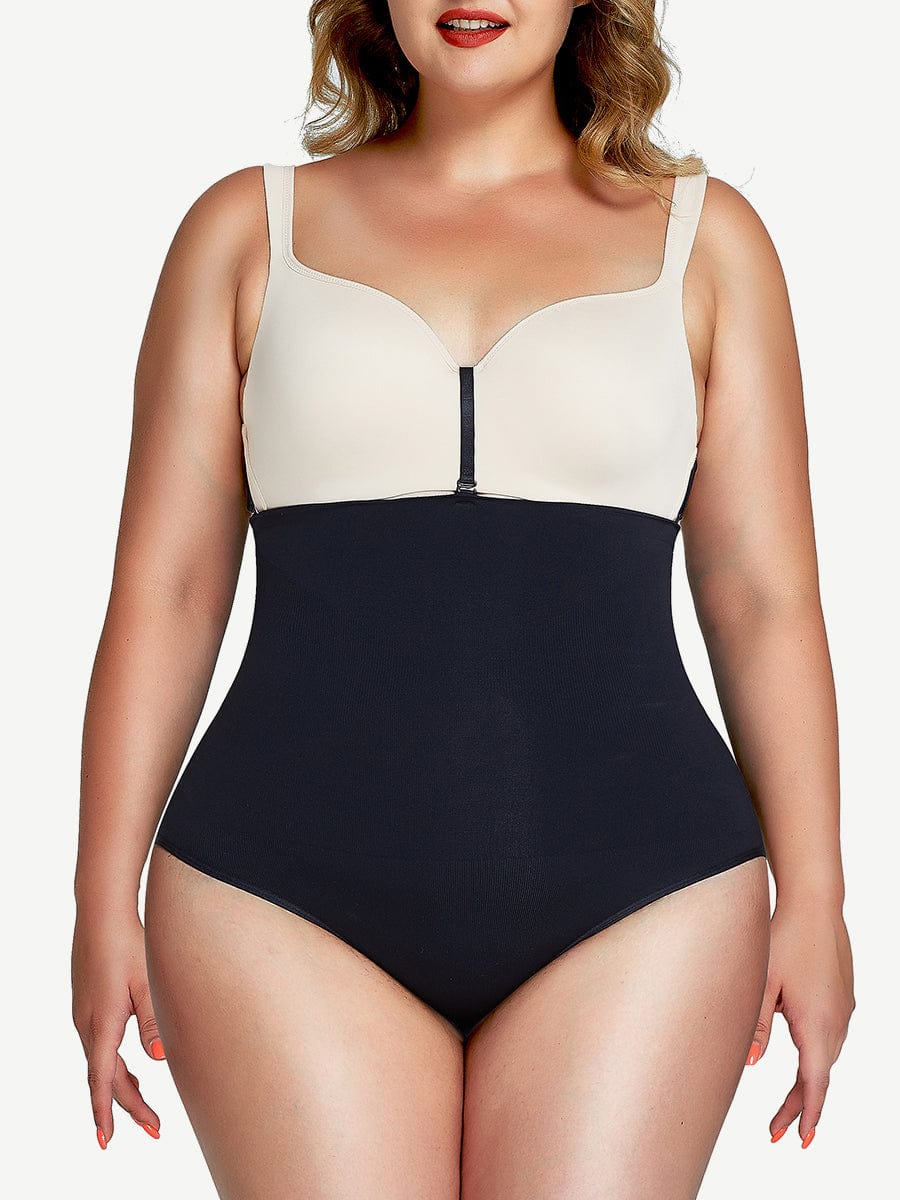 Wholesale High Elasticity Large Size Seamless Buckle Panty Shaper