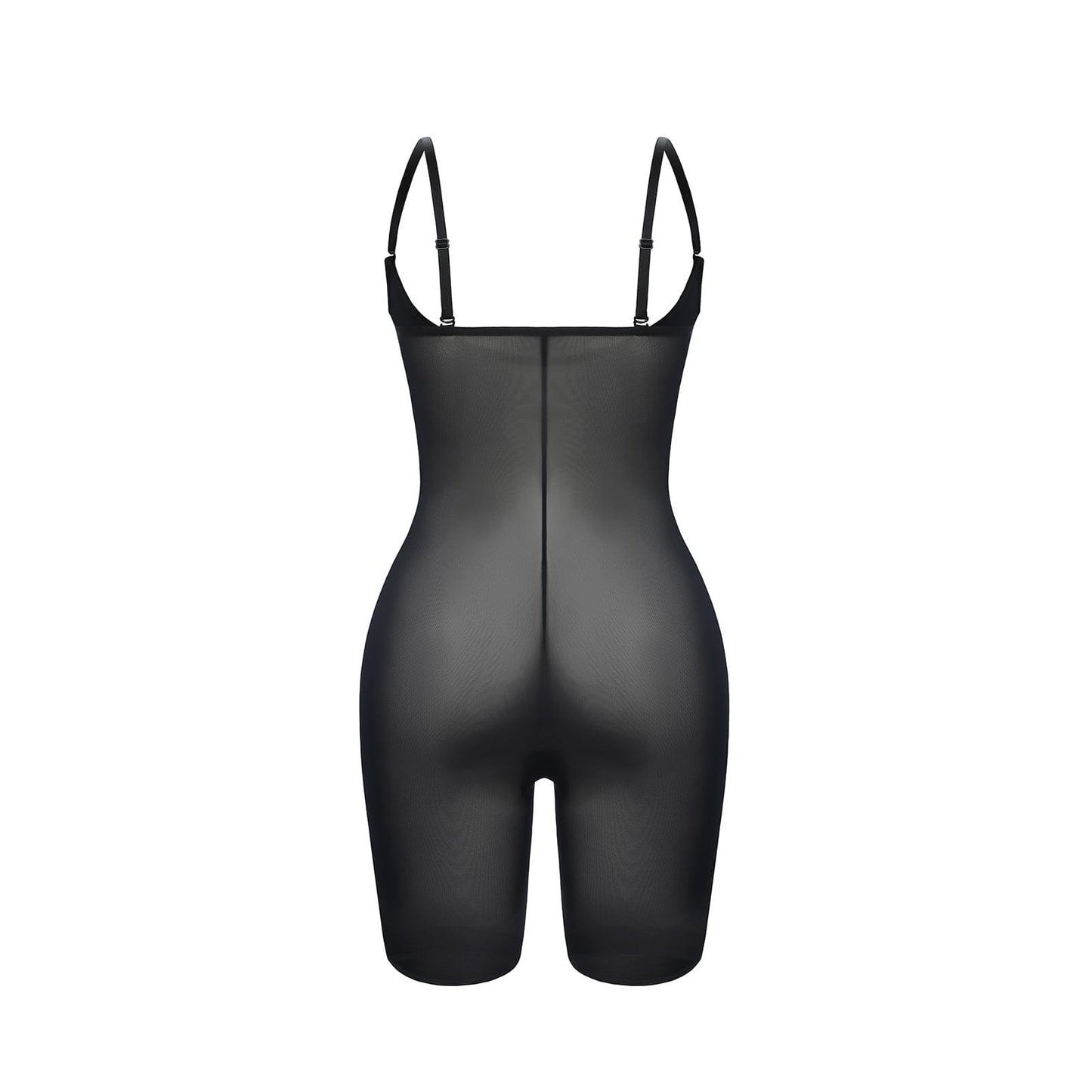 Wholesale Black Removable Straps Mesh Full Body Shaper Tummy Training