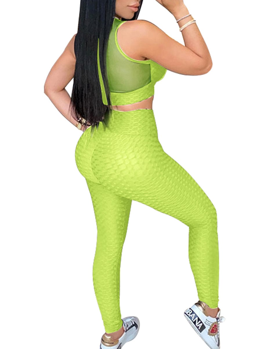 Wholesale Ultra Sexy Women'S Sports Bra And High Waist Leggings 2 Piece Workout Set Yoga Gym Clothing