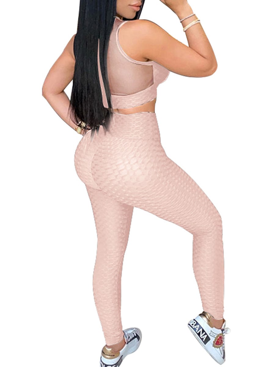 Wholesale Ultra Sexy Women'S Sports Bra And High Waist Leggings 2 Piece Workout Set Yoga Gym Clothing