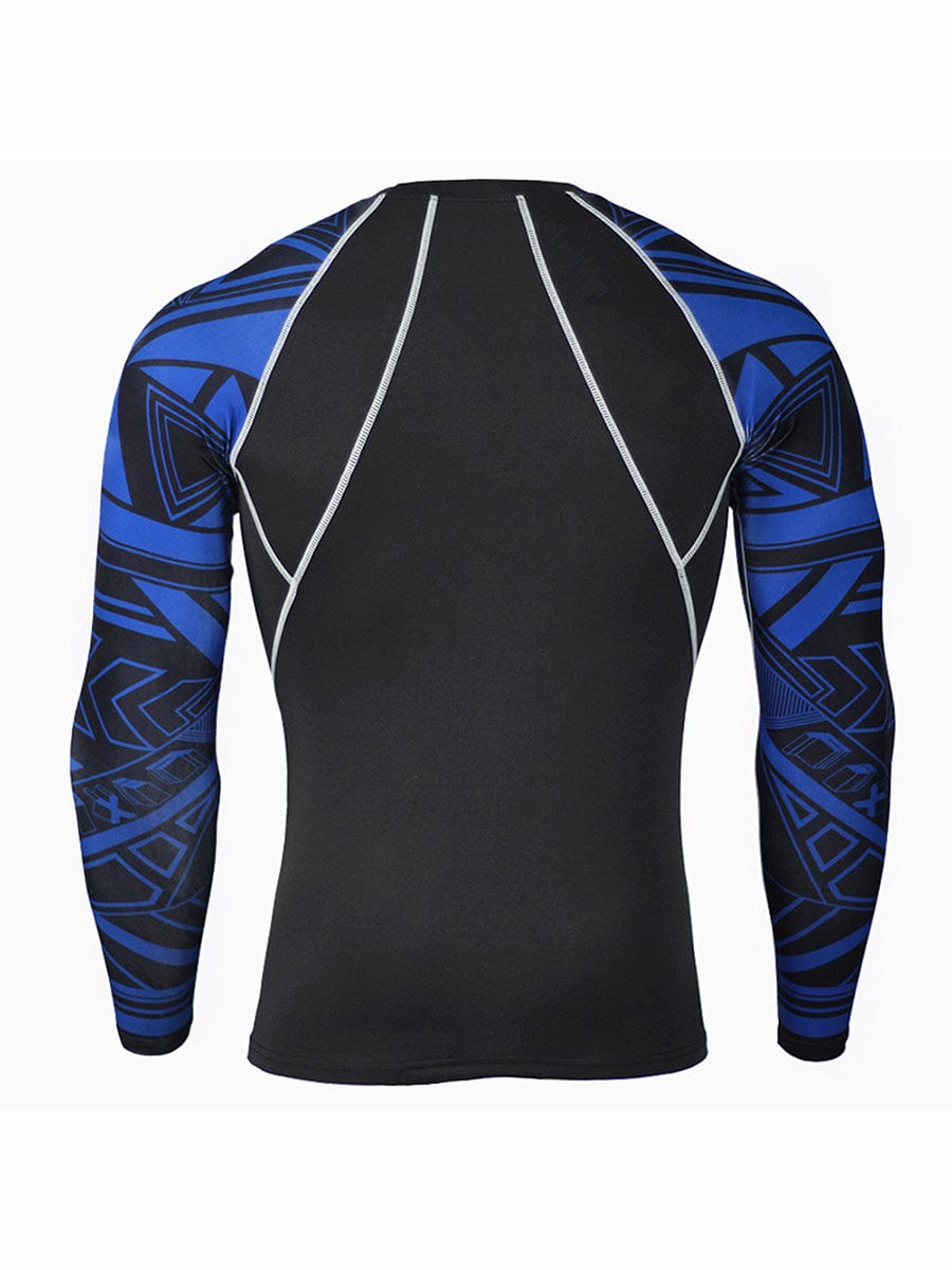 Stretched Wolf Head Print Sports Top Plus Size Stretchy Fabric