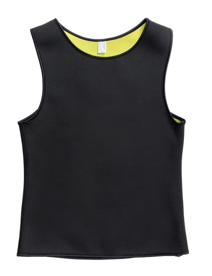 Big Seamless Men Neoprene Black Shaping Vest Burner