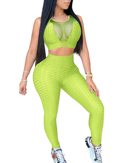 Wholesale Ultra Sexy Women'S Sports Bra And High Waist Leggings 2 Piece Workout Set Yoga Gym Clothing