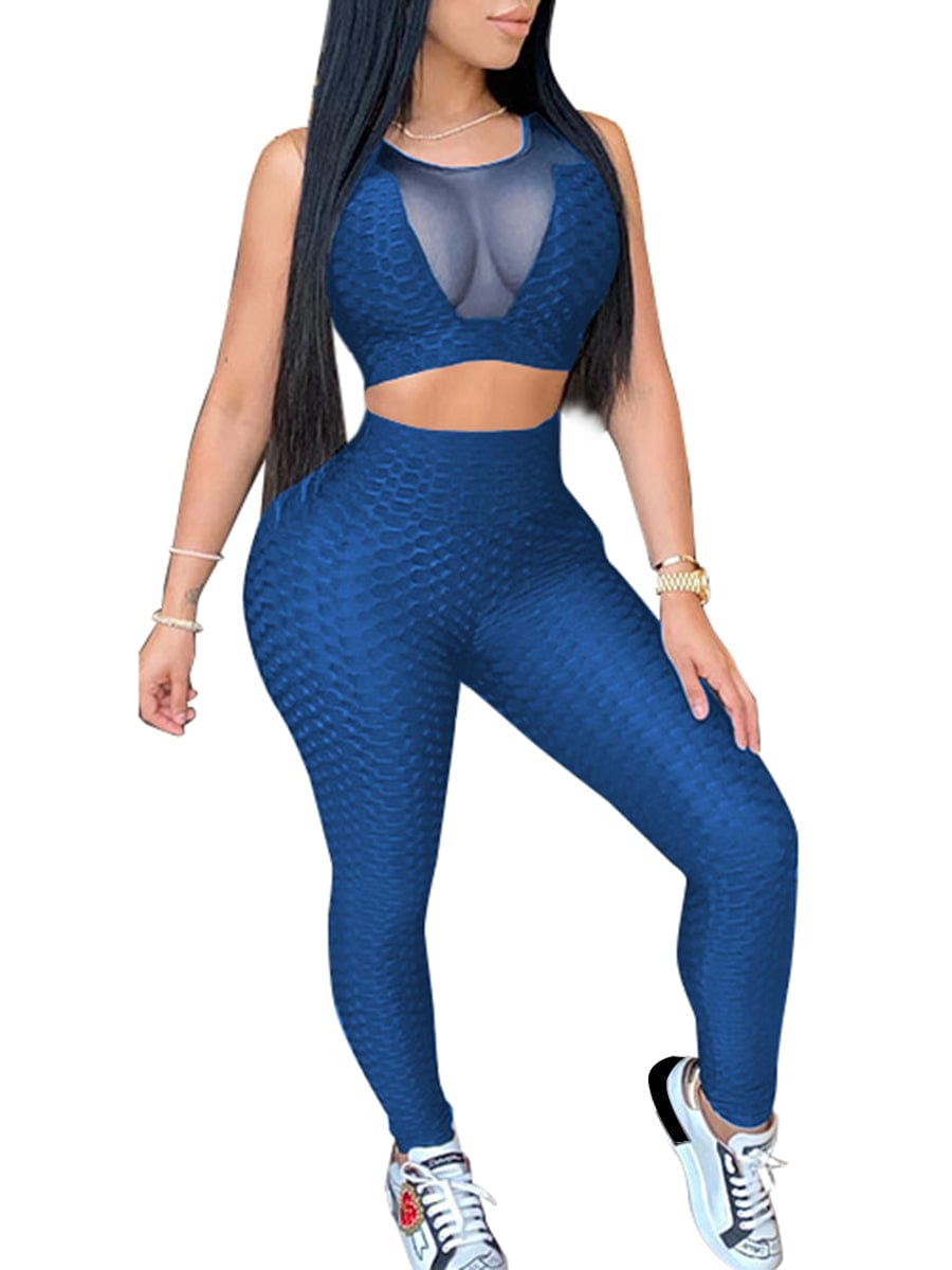 Wholesale Ultra Sexy Women'S Sports Bra And High Waist Leggings 2 Piece Workout Set Yoga Gym Clothing