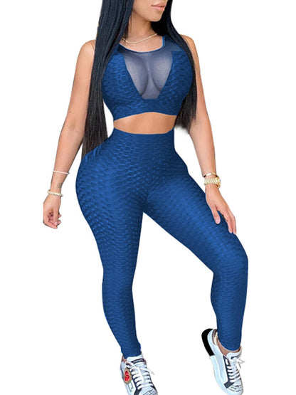 Wholesale Ultra Sexy Women'S Sports Bra And High Waist Leggings 2 Piece Workout Set Yoga Gym Clothing