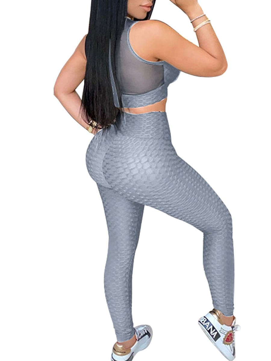Wholesale Ultra Sexy Women'S Sports Bra And High Waist Leggings 2 Piece Workout Set Yoga Gym Clothing