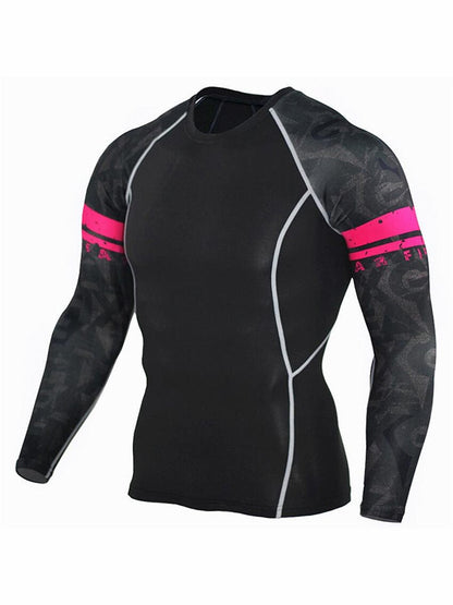Stretched Wolf Head Print Sports Top Plus Size Stretchy Fabric