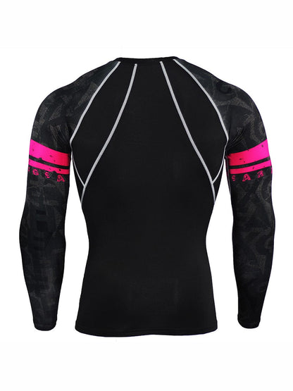 Stretched Wolf Head Print Sports Top Plus Size Stretchy Fabric